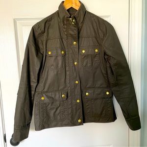 J Crew Waxed Field Jacket